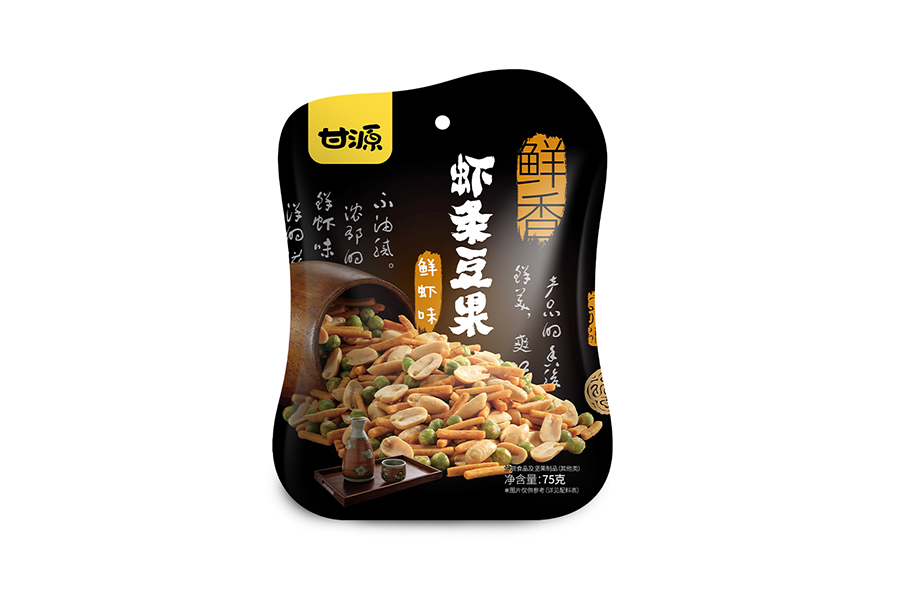 Gan Yuan BBQ Flavor Shrimp Cracker & Peas