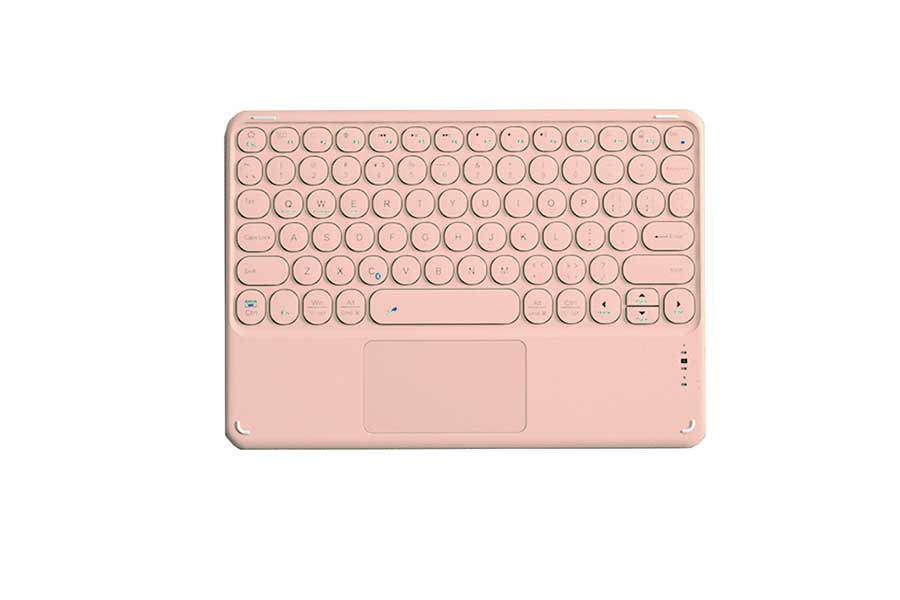 B.O.W Rechargeable Bluetooth Keyboard HB252 Pink