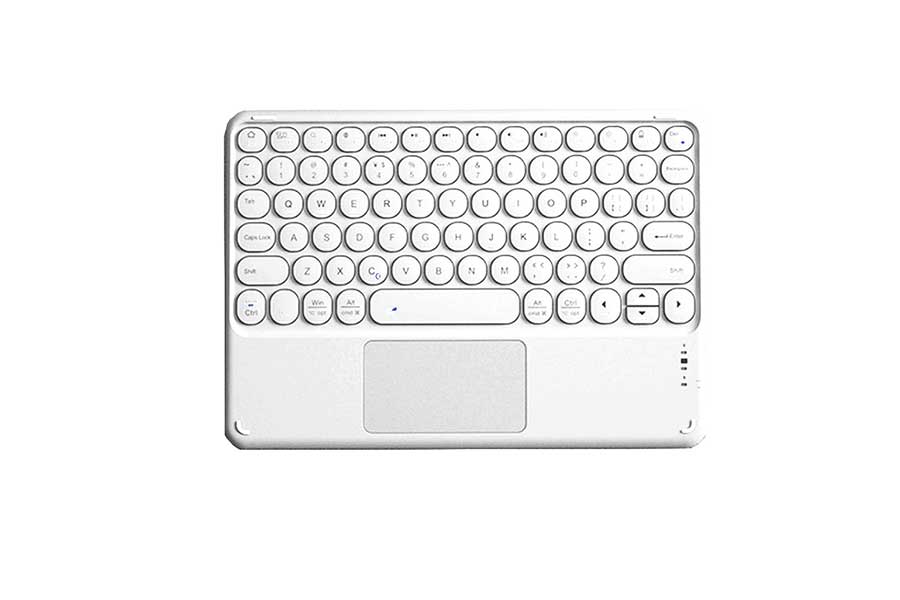 B.O.W Rechargeable Bluetooth Keyboard HB252 White