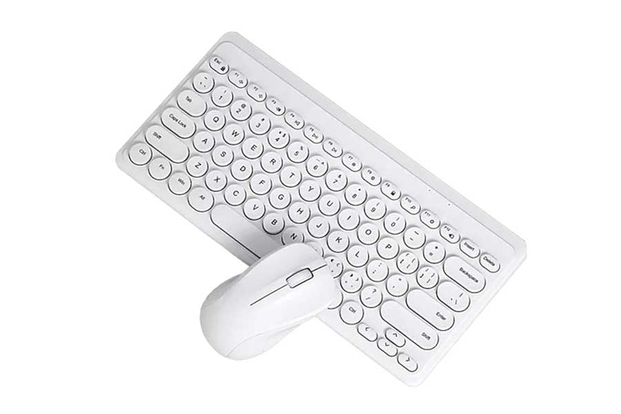 B.O.W Wireless Keyboard & Mouse Set MK610 White