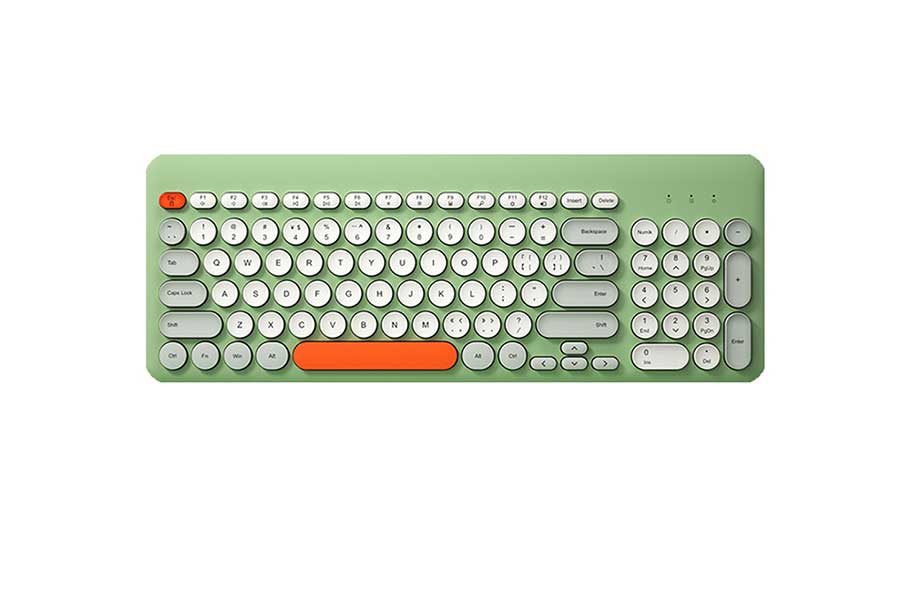 B.O.W Wireless Silent Keyboard Mouse MK221 Green